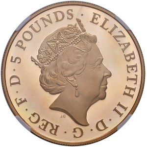 Foreign coins - INGHILTERRA Elisabetta II (1952-2022) 5 Sterline 2...