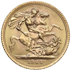 Foreign coins - INGHILTERRA Elisabetta II (1952-2022) Sterlina 196...