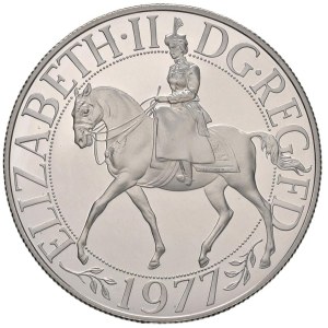 Foreign coins - INGHILTERRA Elisabetta II (1952-2022) 25 Pence 197...