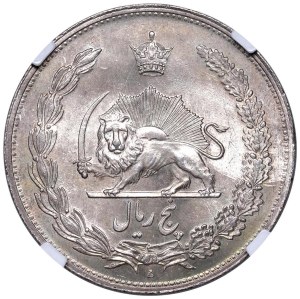 Foreign coins - IRAN Reza Shah (1925-1941) 5 Rials SH 1311 (1932) ...