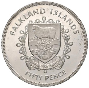 Foreign coins - MALVINAS ISLANDS Elizabeth II (1952-2022) 50 Pence ...
