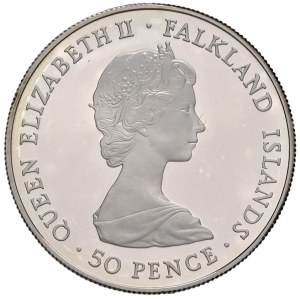Foreign coins - MALVINAS ISLANDS Elizabeth II (1952-2022) 50 Pence ...