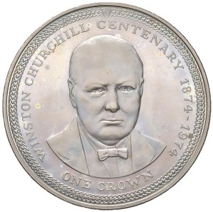 Foreign coins - ISLANDS MAN Elizabeth II (1952-2022) Crown 1974 - K...