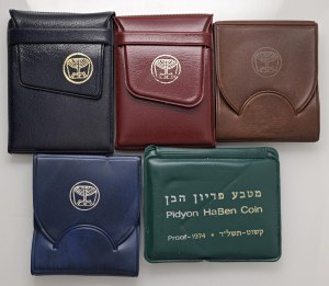 Foreign coins - ISRAEL Lot of five AG coins as pictured ...