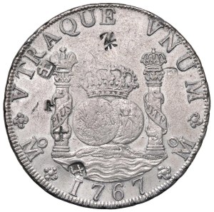 Foreign coins - MEXICO Charles III (1759-1788) 8 Reales 1767 Mo MF ...