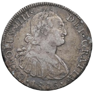 Foreign coins - MESSICO Carlo IV (1788-1808) 8 Reales 1806 Mo TH -...