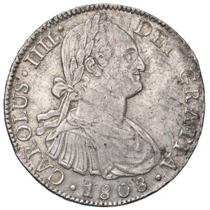 Foreign coins - MESSICO Carlo IV (1788-1808) 8 Reales 1808 Mo TH -...