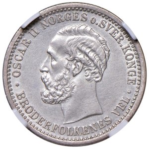 Foreign coins - NORWAY Oscar II (1872-1907) 50 Ã