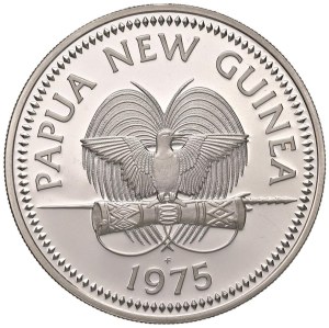 Foreign coins - PAPUA NEW GUINEA 10 Kina 1975 - AG (g 41.81)...