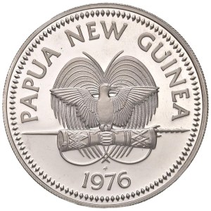 Foreign coins - PAPUA NEW GUINEA 10 Kina 1976 - AG (g 41.87)...