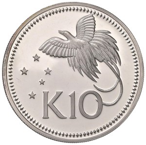 Foreign coins - PAPUA NEW GUINEA 10 Kina 1976 - AG (g 41.87)...