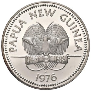 Foreign coins - PAPUA NEW GUINEA 10 Kina 1976 - AG (g 41.88)...