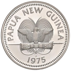 Foreign coins - PAPUA NUOVA GUINEA 5 Kina 1975 - AG (g 27,23)...