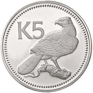 Foreign coins - PAPUA NUOVA GUINEA 5 Kina 1975 - AG (g 27,23)...