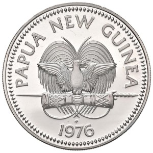 Foreign coins - PAPUA NUOVA GUINEA 5 Kina 1976 - AG (g 28,01)...