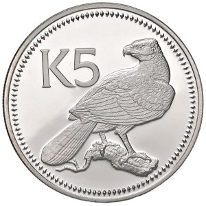 Foreign coins - PAPUA NUOVA GUINEA 5 Kina 1976 - AG (g 28,01)...