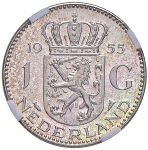 Foreign coins - NETHERLANDS Giuliana (1948-1980) Gulden 1955 - KM ...