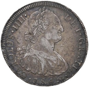 Foreign coins - PERU Charles IV (1788-1808) 8 Reales 1806 JP - KM 97...