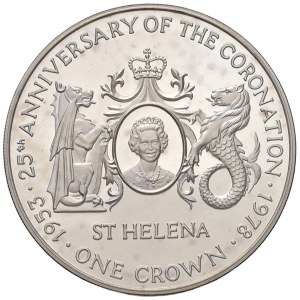 Foreign coins - SANTA ELENA Elizabeth II (1952-2022) Crown 1978 -...