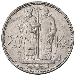 Foreign coins - SLOVACCHIA 20 Korun 1941 - KM 7 AG (g 15,06) Graff...