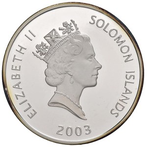 Foreign coins - ISOLE SOLOMON 25 Dollari 2003 Spitfire - AG (g 31,...
