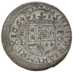Foreign coins - SPAGNA Felipe IV (1621-1665) 16 Maravedis 1664 Seg...