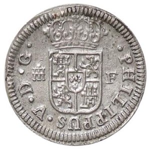 Foreign coins - SPAGNA Felipe V (1700-1746) Â½ Real 1726 Segovia F...