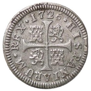 Foreign coins - SPAGNA Felipe V (1700-1746) Â½ Real 1726 Segovia F...