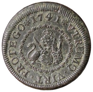 Foreign coins - SPAIN Felipe V (1700-1746) 4 Maravedis 1741 Segov...