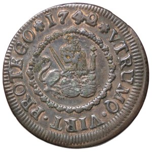 Foreign coins - SPAGNA Felipe V (1700-1746) 4 Maravedis 1742 Segov...