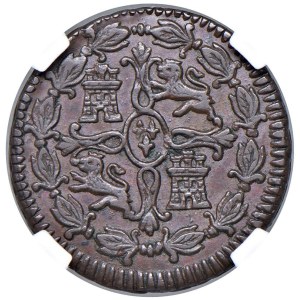 Foreign coins - SPAGNA Ferdinando VII (1808-1833) 4 Maravedis 1814...