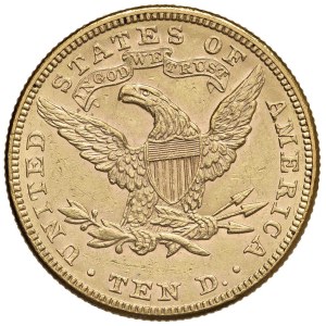 Foreign coins - USA 10 Dollari 1885 - KM 102 AU (g 16,75)...