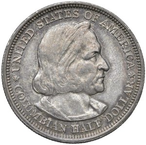 Foreign coins - USA Half dollar 1892 - KM 117 AG (g 12.52) Beautiful...