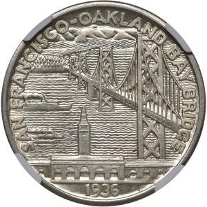 Foreign coins - USA Mezzo dollaro 1936 S Bay Bridge Opening - KM 1...