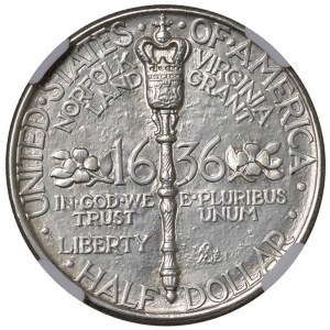 Foreign coins - USA Mezzo dollaro 1936 200th Anniversary of the Bo...