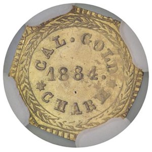 Foreign coins - USA Quarto dollaro 1884 Eureka - AU (g 0,12) In sl...