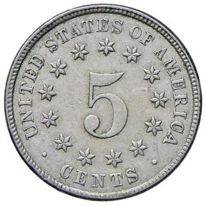 Foreign coins - USA 5 Cents 1883 - KM 97 CuNi (g 4,89) Segnetti al...