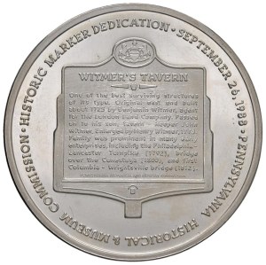 Foreign coins - USA Medal 2014 Witmer's Tavern - AG (g 29.95)...
