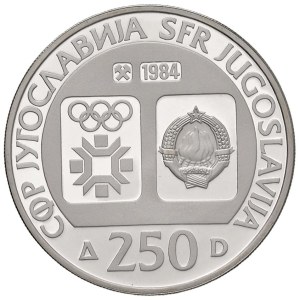 Foreign coins - YUGOSLAVIA 250 Dinara 1984 - KM 108 AG (g 16.98)...