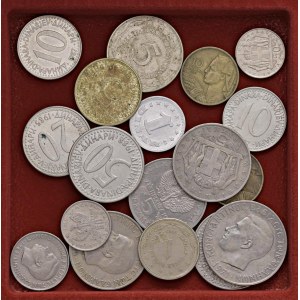 Foreign coins - WORLD COINS Lotto di monete estere come da foto...