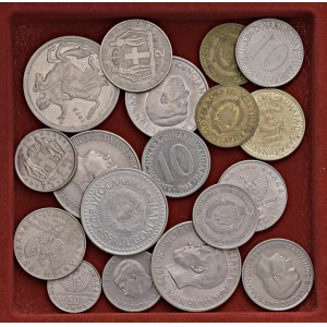Foreign coins - WORLD COINS Lotto di monete estere come da foto...