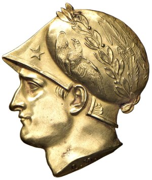 Napoleonic medals - Napoleon I (1804-1814) Small repoussÃ©-intaglio...