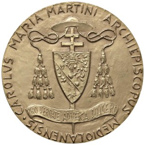 Enrico Manfrini medals - Enrico Manfrini. Medal 20th century Madonna with Ba...