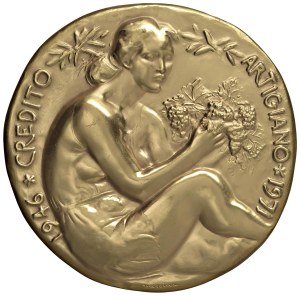 Francesco Messina medals - Francesco Messina. Uniface medal 1971 Credit A...