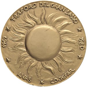 Francesco Messina medals - Francesco Messina. Medal 1980 Tunnel of the Great ...