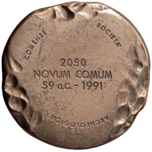 Francesco Somaini medals - Francesco Somaini. Medaglia-scultura 1991 NOVUM CO...