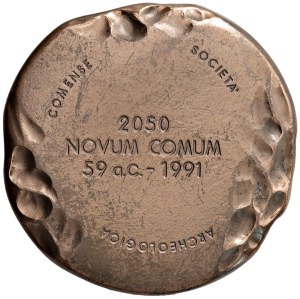 Francesco Somaini medals - Francesco Somaini. Medal-sculpture 1991 NOVUM CO...