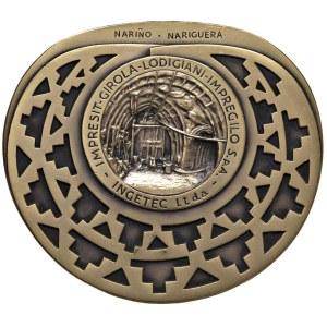 Luigi Teruggi medals - Luigi Teruggi. Medaglia 1982 CHIVOR II - COLOMBIA,...