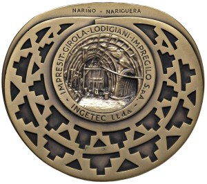 Luigi Teruggi medals - Luigi Teruggi. 1982 CHIVOR II medal - COLOMBIA,...