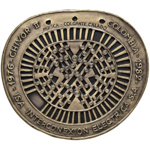 Luigi Teruggi medals - Luigi Teruggi. Medaglia 1982 CHIVOR II - COLOMBIA,...